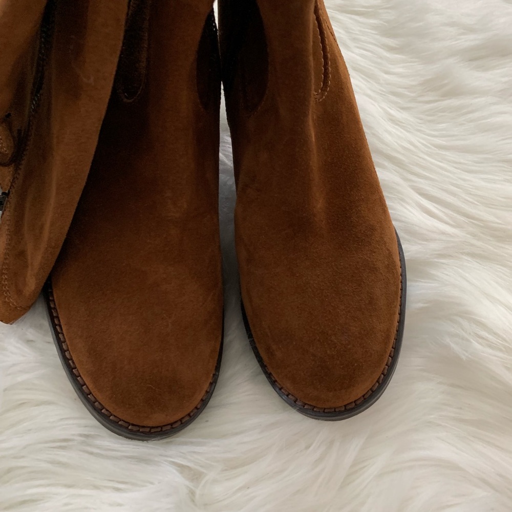 Johnston & Murphy Rebecca Suede Wedge Boots - Picture 4 of 7